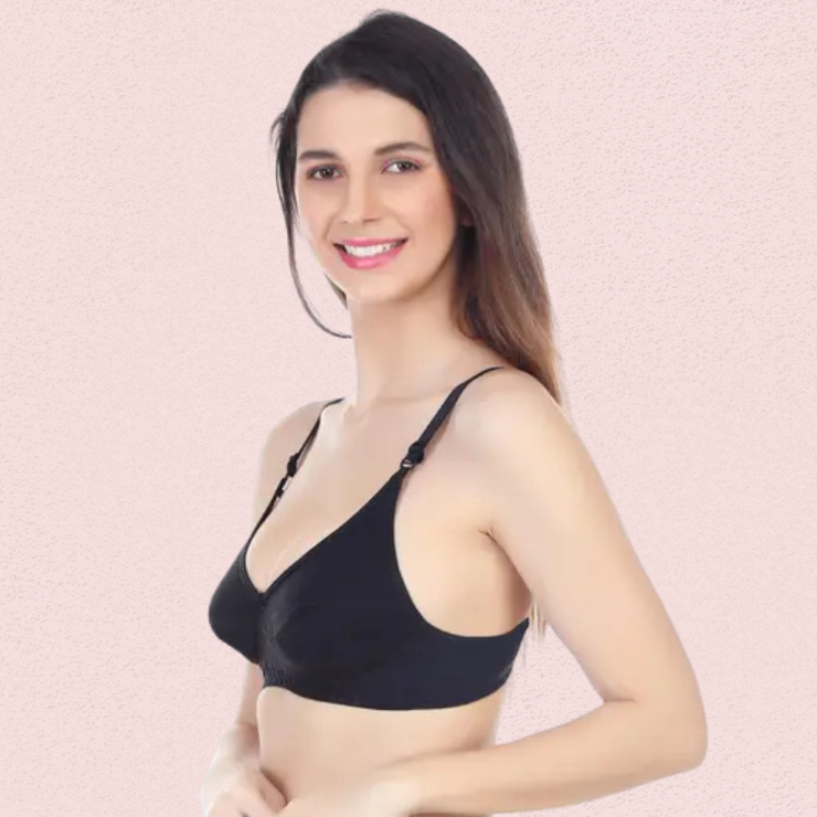 Everyday Cotton Non-Padded Bra for Women (Pack of 2)