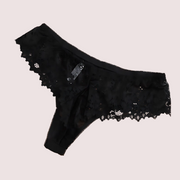 Pack (of 3) Women Floral Lace Thong Underwear