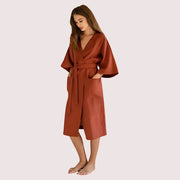 French Daina Sleeveless Organic Cotton Robe