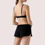 Black 100% Organic Cotton French Knickers