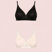 Women’s Wire-Free Cotton Bra (Set of 2)