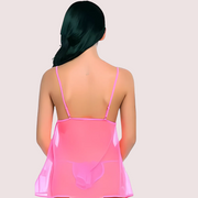Sheer Lace Babydoll with Matching G-string