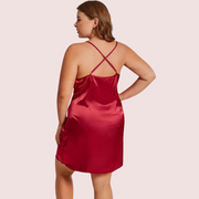 Criss Cross Back Elegant Nightdress in 4XL &  5XL Size