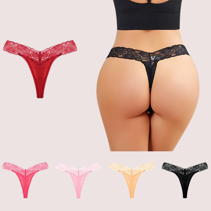 Beautiful Seamless Lace Panties Pack (of 5)