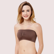 Pack of 2- Seamless Padded Tube Top Bras