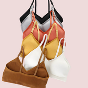 Medium impact padded sports bra pack of 2