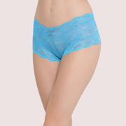 Ladies' Lace Low Waist Multicolor Boyshorts (Pk of 2)