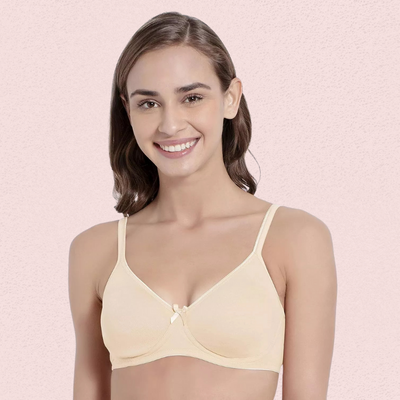 Women’s Soft Cotton Non-Wired Bra (Pack of 2)