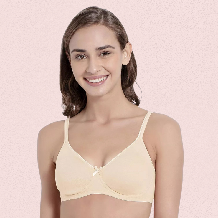 Women’s Soft Cotton Non-Wired Bra (Pack of 2)