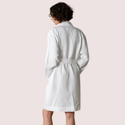 Elegant Natural Genova Linen Bath Robe
