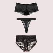 3 Pack Sensual Luxury Lace Panties