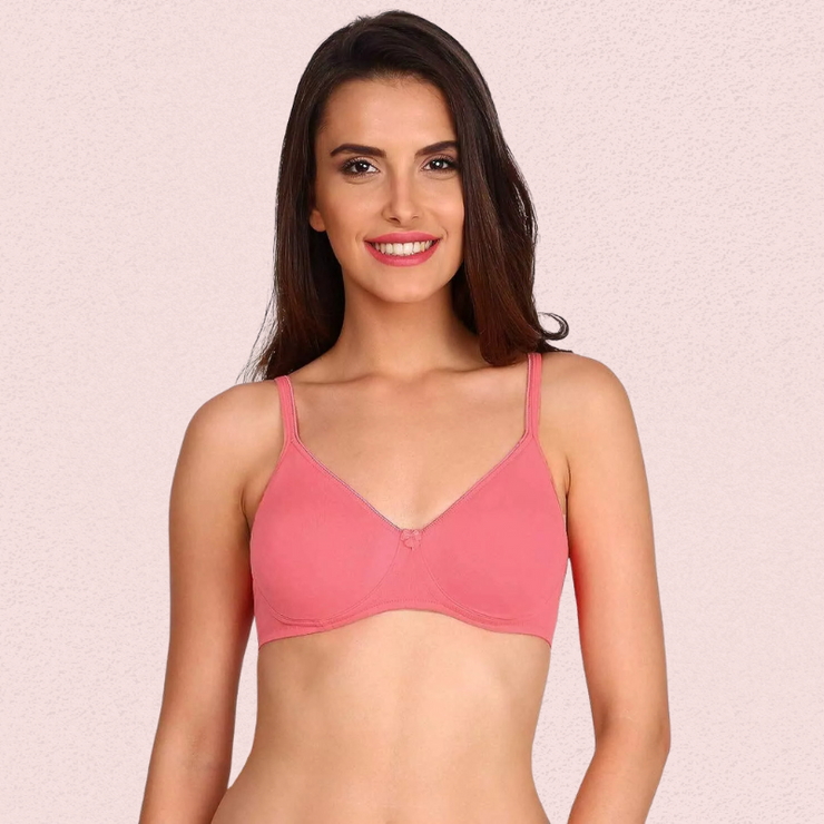 Women’s Soft Cotton Non-Wired Bra (Pack of 2)